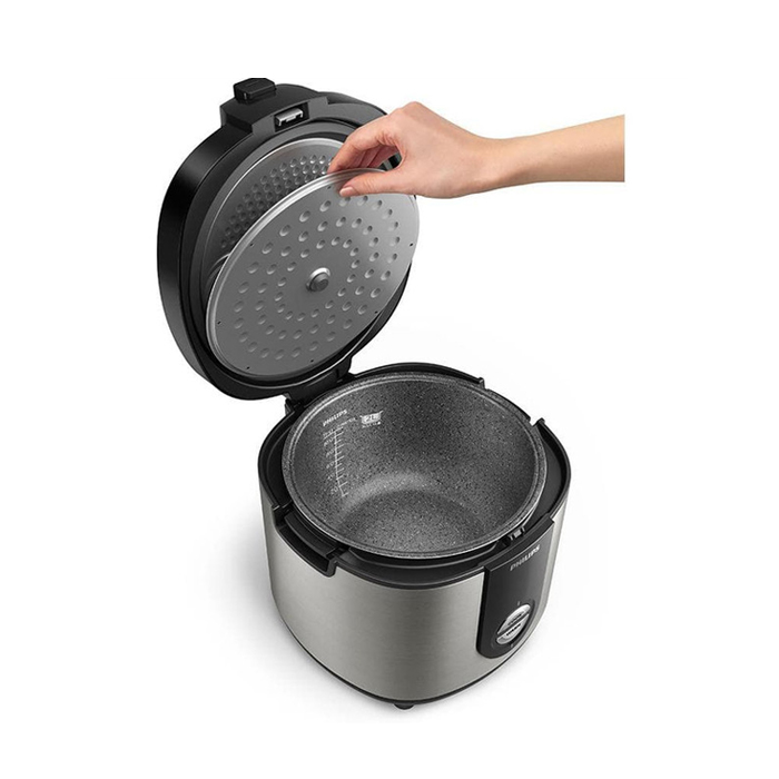 PHILIPS Rice Cooker 2 L - HD3138/33 Silver 